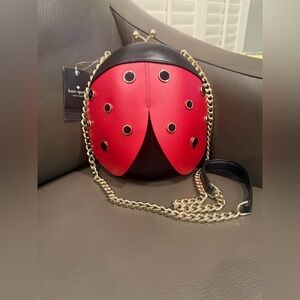 NWT Kate Spade dottie 3d ladybug NOVELTY Crossbody
